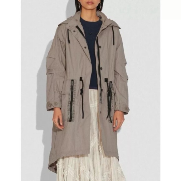 Coach military coat